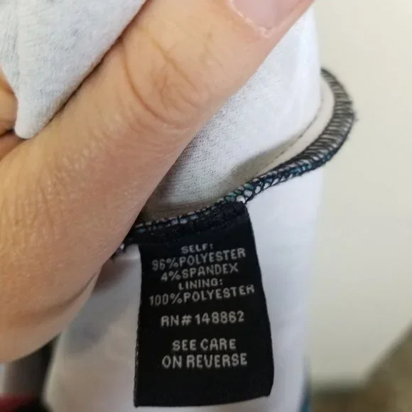 Torrid Womens 1X Black Blue Floral Open Back Short - Picture 7 of 8